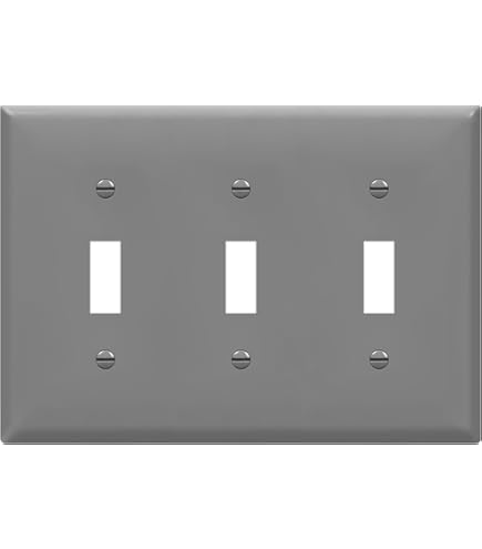 ENERLITES Toggle Light Switch Wall Plate, Size 1-Gang 4.5" X 2.75