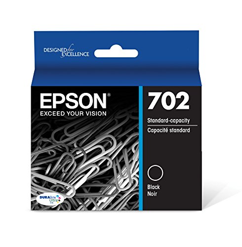 Epson T702120 DURABrite Ultra Black Standard Capacity Cartridge Ink
