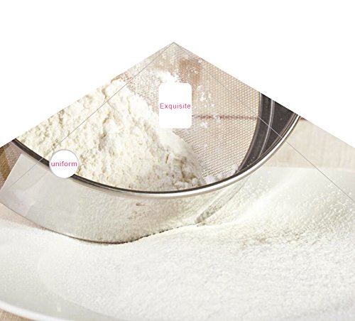 image for Gabkey Mesh Round Flour Powder Sugar Coco Chocolate Powder Dusting Sha