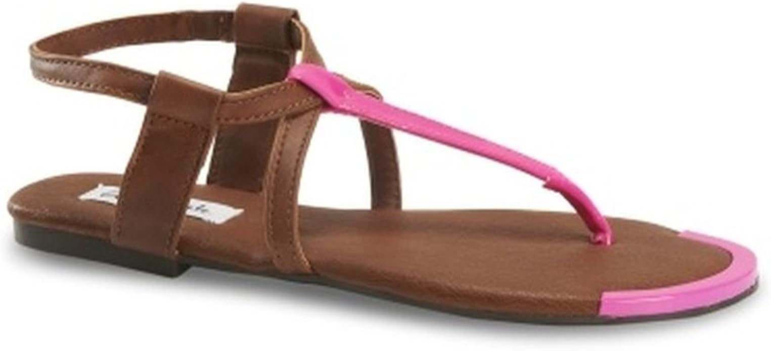 neon pink gladiator sandals