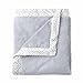 Just Born Plush Blanket, Grey/White/Yellow