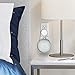 Outlet Wall Mount Hanger Holder Stand Compatible with Google Home Mini Voice Assistants Plug in Kitchens, Bathroom and Bedroom (White)