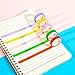 Boao 40 Rolls Colorful Washi Tapes Decorative Masking Tapes Board Line Rainbow Tape Rolls for Arts Crafts, 40 Colors