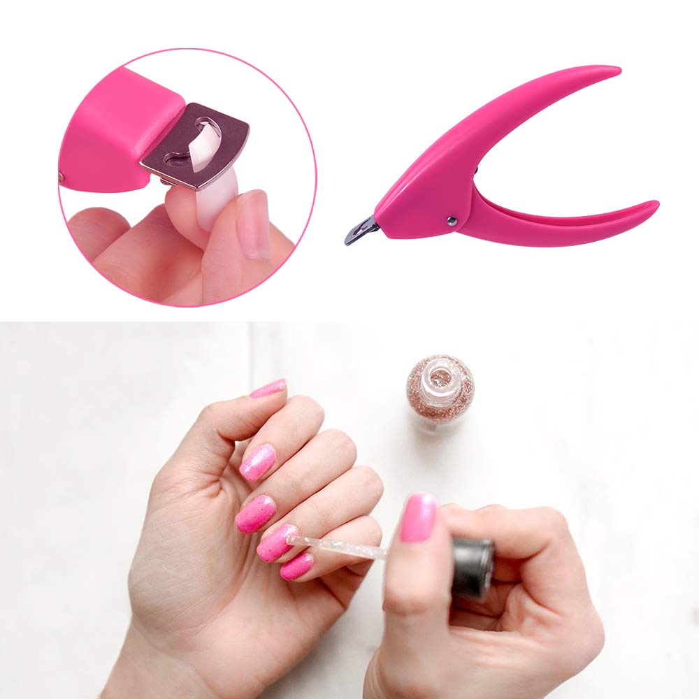 Acrylic Nail Clipper,MORGLES Acrylic Nail Cutter Fake Nail Clippers False Nails Cutter Nail Tip Clipper Artificial Nail Clipper Nail Tip Trimmer For Artificial Nail Art Manicure Tools: Beauty
