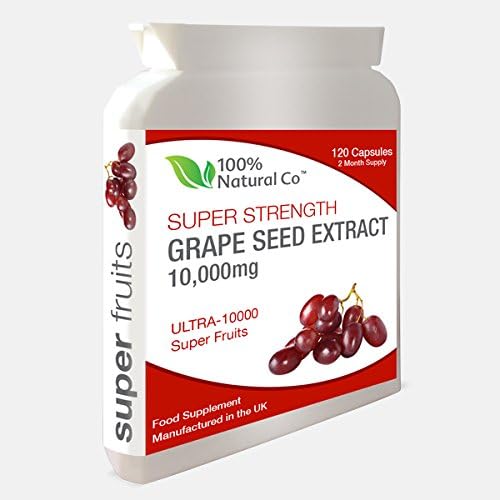 Grape Seed Capsules 100 Natural Co Super Strength Extract Amazon.co