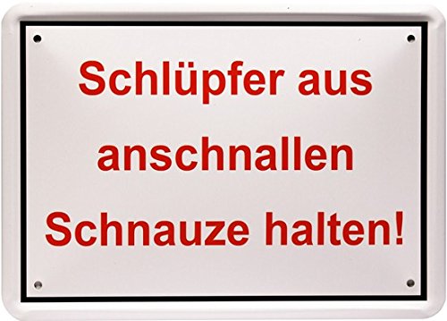 Humour Tin Plaque 15 x 21 cm Pants from Funny Saying MJ 199