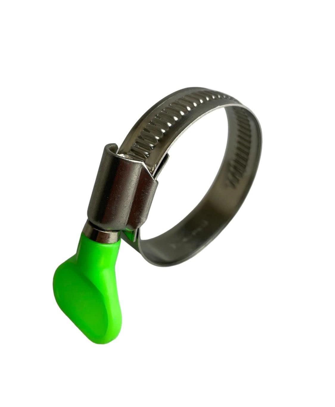 Boltza Stainless Steel Thumb Screw/Wing Hose Pipe Clip Jubilee Clamp 25-40mm (12MM BW) x10