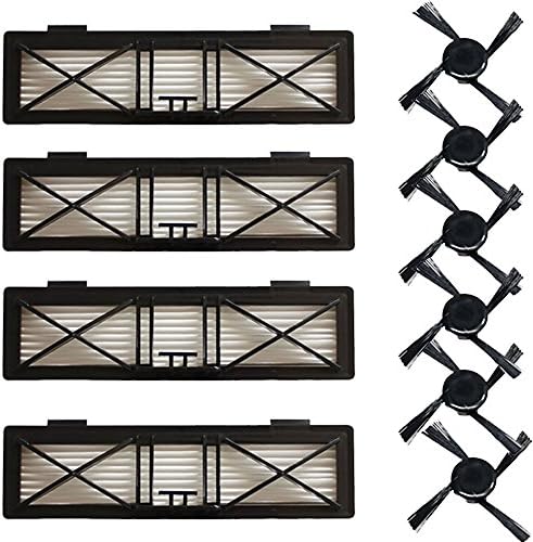 YOKYON Replacement Parts for Neato Botvac D Series D75 D80 D85 & Connected Series D3 D4 D5 D6 D7 D8 D9 D10 Including Combo Side Brush & Ultra-Performance Filter