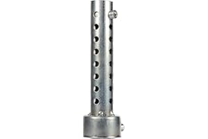 Aramox Universal Motorcycle Silencer, 42mm DB Killer Muffler Baffle Insert, Silver