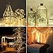 120 LEDs String Fairy Lights,6 Six-Ft Strands,20 Warm White LEDs per Strand,Flexible Copper Wire for Glowing Watering Can with Light,Waterproof,Battery Operated,8 Modes Remote Control with Timer