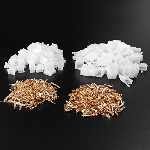 Soosee 50 PCS 2.8mm 2 3 4 6 9 Pin Automotive Electrical Wire Connectors Pin Header Crimp Wire Terminals
