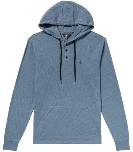 Volcom Men's Iconic Stone Long Sleeve Hooded UPF 50+ Rashguard