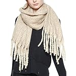 APPARELISM Super Soft Fuzzy Large Wide Long Tassel Oblong Scarf With Fringe. APPARELISM Super Soft Fuzzy Large Wide Long Tassel Oblong Scarf With Fringe.