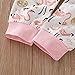 Baby Girls Clothes Set Kids Long Sleeve White Romper + Flamingo Print Long Pants Autumn Outfits (White, 0-6 Months)