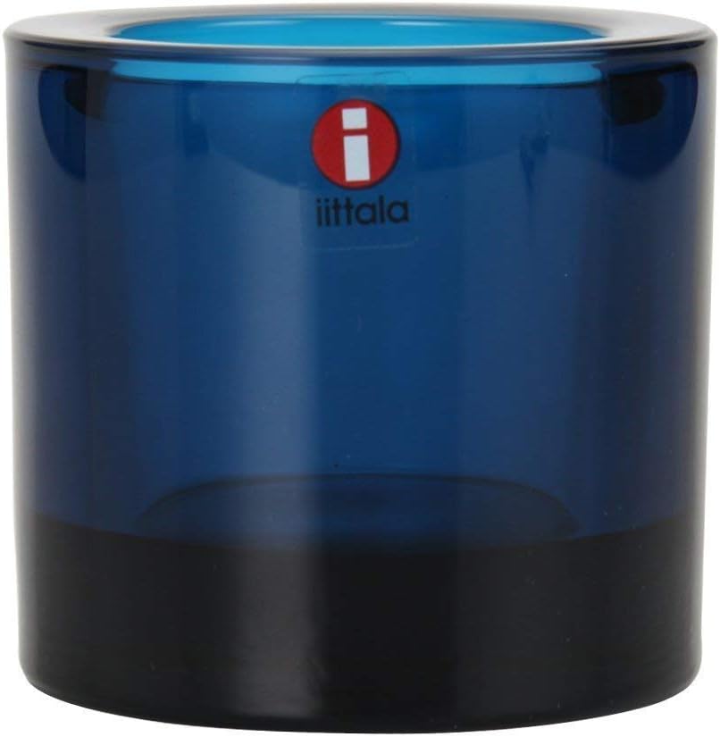 Iitala Kivi Votive, Deep Turquoise