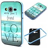 G360 Case, Galaxy Core Prime Case,Enjoy Sunlight Samsung Galaxy Prevail LTE Case Silicone Soft Back Protective Case Hybrid Bumper Popular Shockproof Case Cover for Samsung Galaxy Core Prime G360 / Prevail LTE Case with 1 Black Stylus With You I Found Love