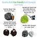 Buddha Bath 3 Pack of Luxury Bath Sponges Eco-Friendly Large Mesh Loofah Pouf