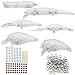 Croch Blank Crankbaits Unpainted Fishing Lure with Tackle Box