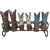 Black Horseshoe Boot Rack