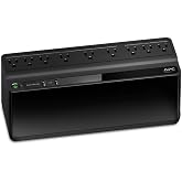 APC UPS 850VA/450W UPS Battery Backup & Surge Protector for PC, Router, NAS | Back-UPS 850VA UPS battery backup for home offi