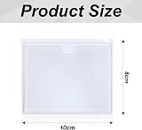 Vicloon Self Adhesive Pocket 6pcs 8x10cm PVC Card Sleeves Open Side view 2