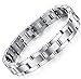 Men Sleek Magnetic Therapy Bracelet in Velvet Gift Box with Free Link Removal Tool