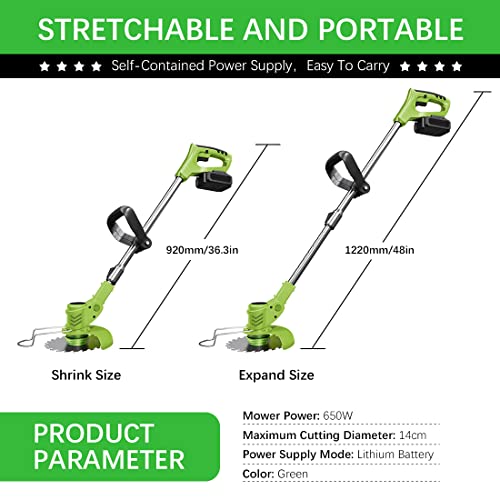 24V Electric Weed Eater，ego String Trimmer，Grass Trimmer，Weed Wacker