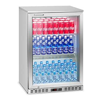 Royal Catering Nevera Expositora De Bebidas RCGK-W138 (138 L, 150 ...