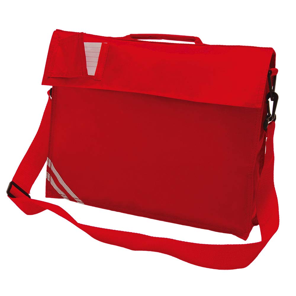 Ayra: Premium School Book Bag With Strap - 8 Colours (Red)