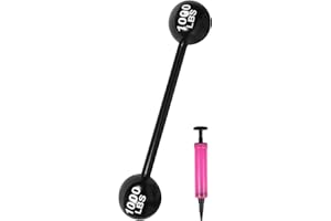EVERMARKET Giant Inflatable Dumbbell Barbell,Funny Carnival Circus Decorations Birthday Halloween Strongman Party Decorations Fake Weights Cosplay Props Party Supplies,Blow Up Strongman Costume Photo Booth Props