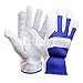 Garden Gloves Goatskin Leather - Working Gloves,Comfort Fit 3D Mesh Improves Dexterity and Breathability - Plant a Rose Garden, Trim Trees- Improved Scratch Resistance - Small