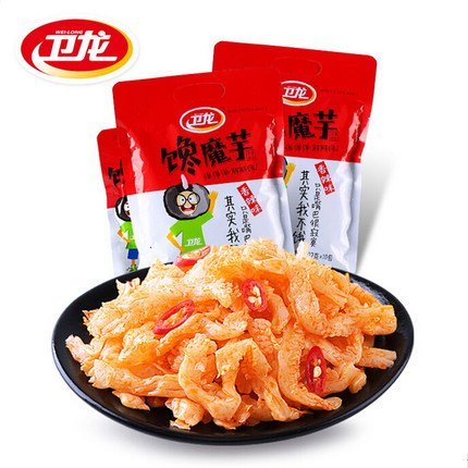 Weilong Latiao, Chinese Special Snack Food: Wei Long Series Spicy Gluten, (220g (MoYu-Hot&Spicy, 10 inner pack))