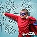 SPESS Comics Cartoon Hero Cape & Mask costume set for toddlers