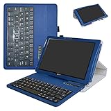 Acer Iconia One 10 B3-A40 Wireless Keyboard Case,Mama Mouth Slim Stand PU Leather Cover with Romovable Wireless Keyboard for 10.1