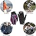 OutMall Cycling Gloves, Skeleton Full-Finger Touchscreen Bike Gloves for Men/Women Bicycle Riding, Motorcycle Racing, Airsoft Paintball, Lifting Fitness, Hunting, Climbing Outdoor Sports (Pink, M)