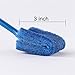 SLSON Aquarium Algae Scraper Double Sided Sponge Brush Cleaner Long Handle Fish Tank Scrubber for Glass Aquariums and Home Kitchen,15.4 inchesthumb 2