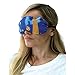 Eye Mask - Lavender Eye Pillow - Natural Relaxation - Insomnia Relief (Deep Blue Sunset)