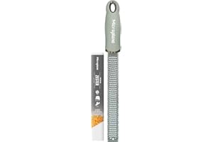 Premium Classic Zester- Sage Green | Lemon Zester Tool, Hard Cheese & Vegetable Grater | for Citrus, Parmesan Cheese, Garlic,