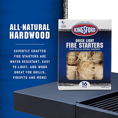 Kingsford Quick Light Fire Starters Wooden Fire Starters Made With