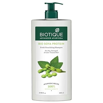 Biotique Bio Soya Protein Fresh Nourishing Shampoo, 650ml