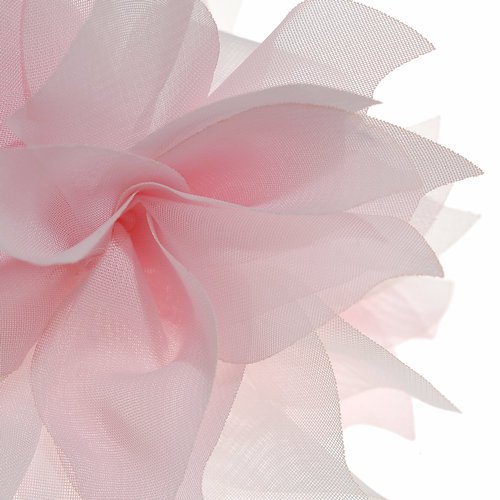 Lady Peony Silk Party Wedding Brooch Corsage Hair Head Clip Headdress Flowers (Pink color&acutiflorous)