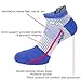 Aaronano 5 Pairs Mens Half Cushion Ankle Socks Low Cut Breathable Athletic Socks Size (7-12)