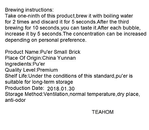 Pu-Erh Cake Tee China Yunnan Authentischer Mini-Serie Tragbar Pu'er Raw Tuocha 64 Gramm – Bild 8