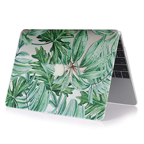 Hard Case for Apple MacBook Air New 13.3 Inch 2018 Model A1932 - L2W Laptop Accessories Plastic Protective Translucent Pattern Printing Cover Shell,Rainforest