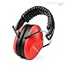 Vanderfields Earmuffs for Kids – Hearing Protection Muffs For Children Small Adults Women – Foldable Design Ear Defenders Protector with Adjustable Padded Headband for Optimal Noise Reduction - (Red)