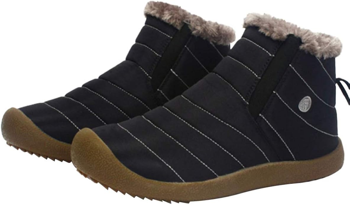 LIOOBO Men�s Snow Boots NonSlip Winter Outdoor Warm Boots