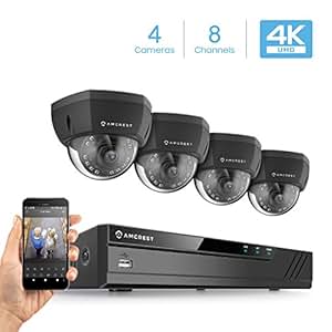 Amazon.com : Amcrest 4K 8CH Security Camera System w/ 4K