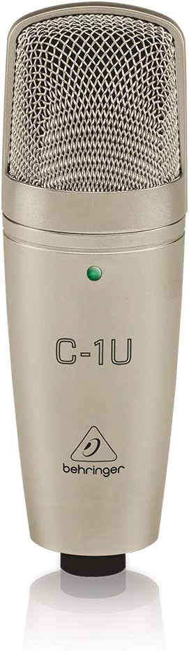 Behringer C-1U Studio Condensor Microphone, Light Gold, 0.18 ft x 0.18 ft x 0.56 ft - Image 3