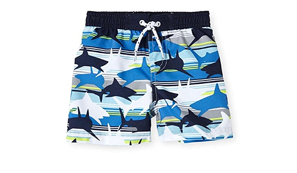 Koala Kids Baby Boys Striped Shark Swim 