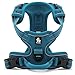 PETTOM No-Pull Dog Harness Safe Control Reflective Outdoor Adventure Pet Vest Harness with Padded Handle(L, Blue)